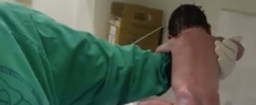Video of Newborn Walking in the Delivery Room