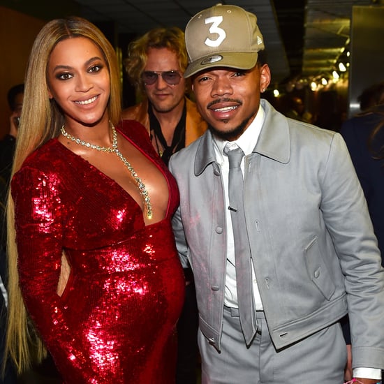 Chance the Rapper and Beyonce at the 2017 Grammys