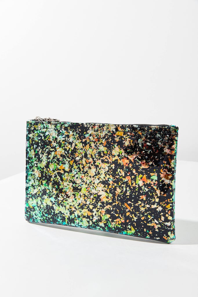 Urban Outfitters Flecked Glitter Pouch