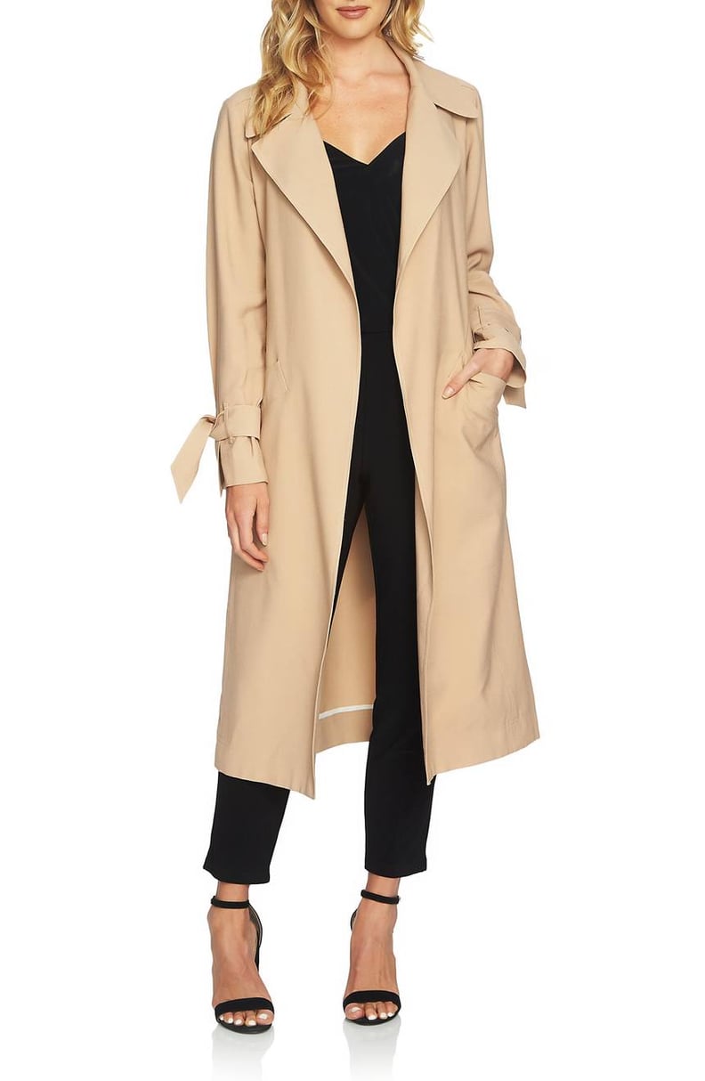 1 STATE Belted Trench Coat