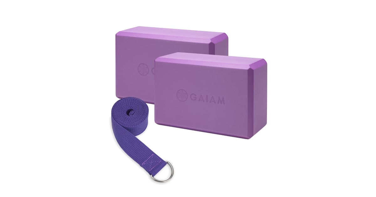 Gaiam Yoga Block and Strap Combo Best Workout Equipment For Small