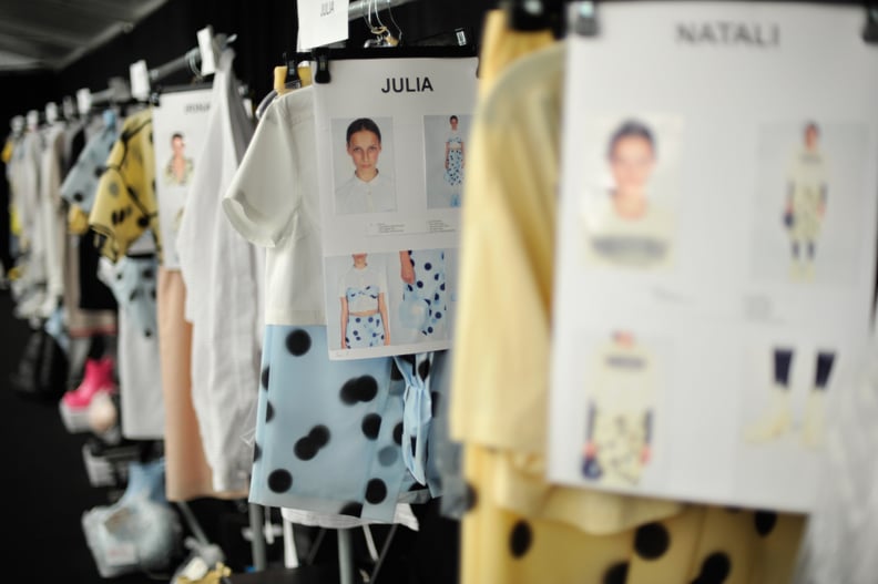 Racks Backstage at the Marc by Marc Jacobs Show