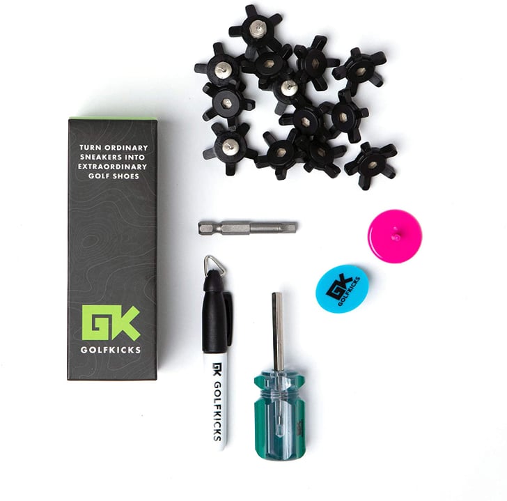 Golfkicks Golf Traction Kit For Sneakers With DIY Golf Spikes Shark