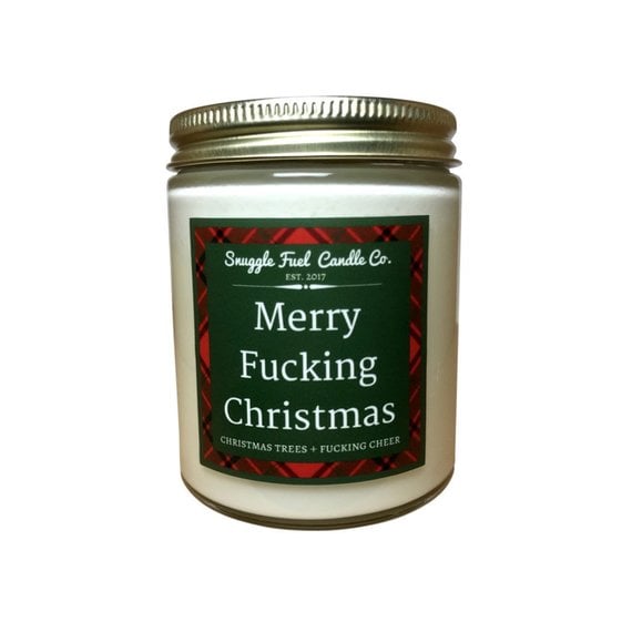 Funny Christmas Candle