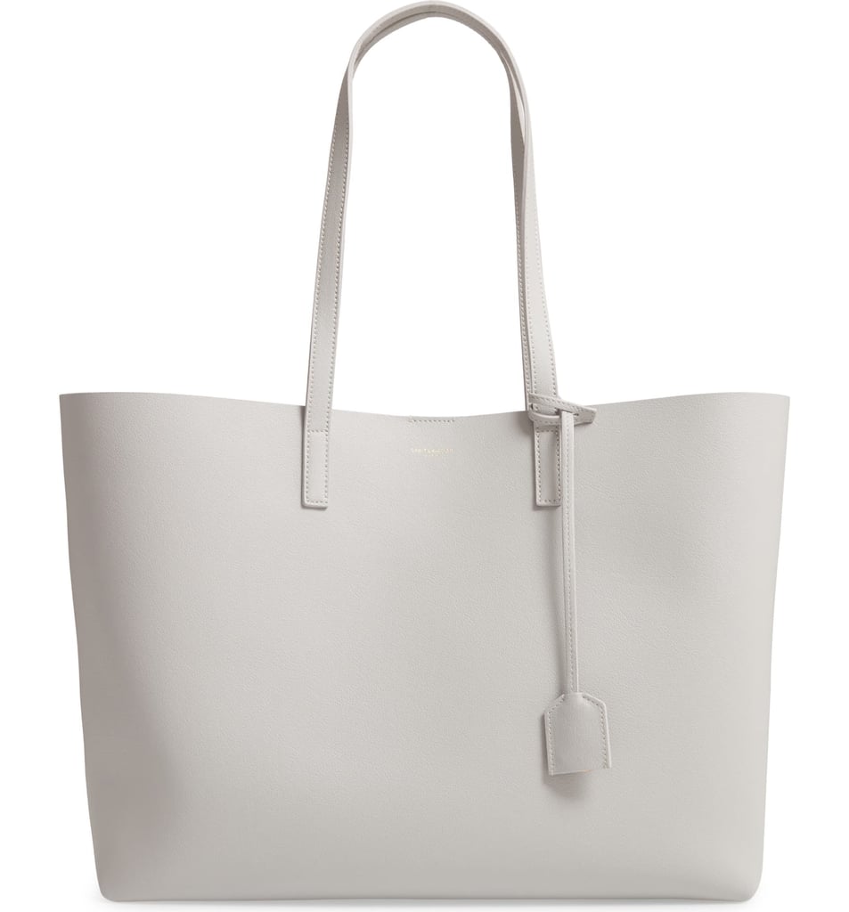 Saint Laurent East/West Leather Tote