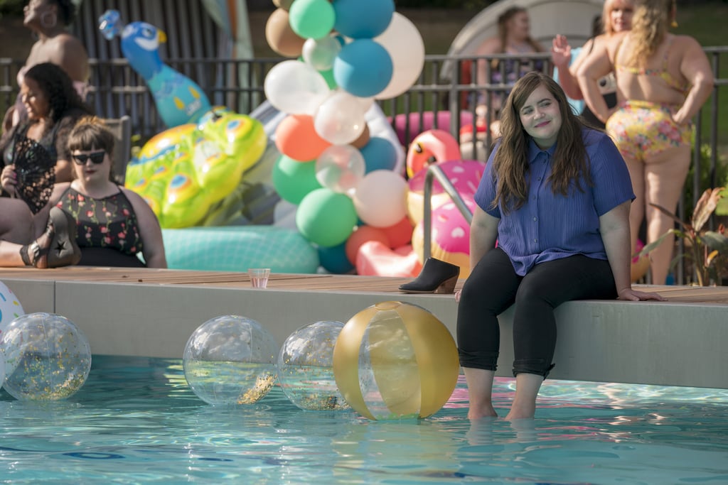 Aidy Bryant is taking the lead in a new comedy series officially set to premiere on Hulu on March 15, and now we have our first look at it. 
So far, the streaming service has ordered six episodes of Shrill, a show based on the memoir of blogger Lindy West (Shrill: Notes From a Loud Woman) that is described as "the story of a fat young woman who wants to change her life — but not her body." The series's production team already boasts a number of well-known names in comedy, including Elizabeth Banks, Parks and Recreation's Alexandra Rushfield, and Saturday Night Live's Lorne Michaels. Bryant and West joined together to adapt the book and cowrite the story for the pilot, while Banks and Michaels will serve as executive producers, with Rushfield also pulling double duty as cowriter and showrunner. GLOW director Jesse Peretz will helm the pilot episode, with Portlandia's Carrie Brownstein tapped to direct the second.

    Related:

            
            
                                    
                            

            12 Memoirs You Have to Read This Year — No Excuses
        
    
The series follows Bryant as Annie, a journalist juggling bad boyfriends, sick parents, and a perfectionist boss while the world around her sees her as not good enough because of her weight. When she starts to realize that she's as good as anyone else, she acts on it. Rounding out the cast are Lolly Adefope as Annie's best friend and roommate, Fran; Luka Jones as Annie's boyfriend, Ryan; Ian Owens as Annie's friend and coworker Amadi; and John Cameron Mitchell as Gabe, Annie's boss. 
The series has the potential to bring a refreshing perspective to the TV landscape, and with so many funny people working behind the scenes, we can't wait to see what it comes up with! See the first look at Bryant in the role, ahead.

    Related:

            
            
                                    
                            

            8 Hulu Original Shows That Are Worth Watching