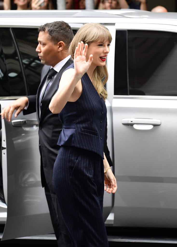 Taylor Swift Wears a Summer-Approved Oversize Suit | Photos