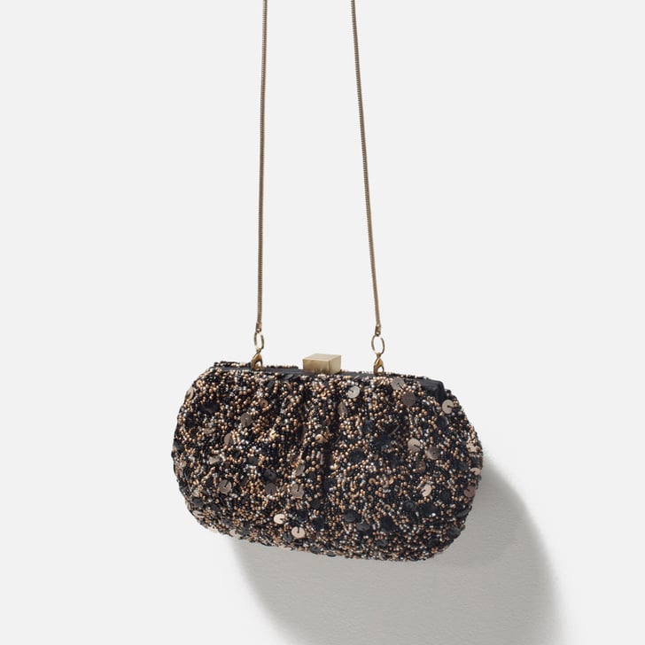 Zara Beaded Box Clutch (80) Best Holiday Clutches POPSUGAR Fashion