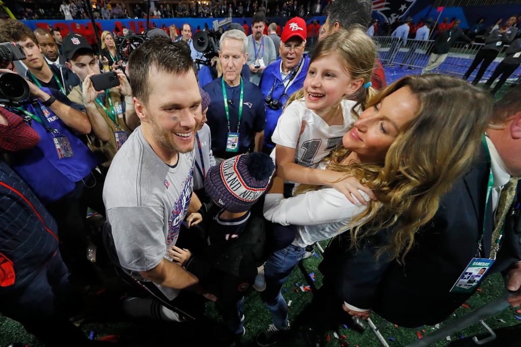 Tom Brady and Gisele Bündchen at 2019 Super Bowl Pictures