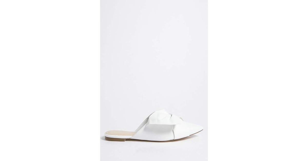 white mules forever 21