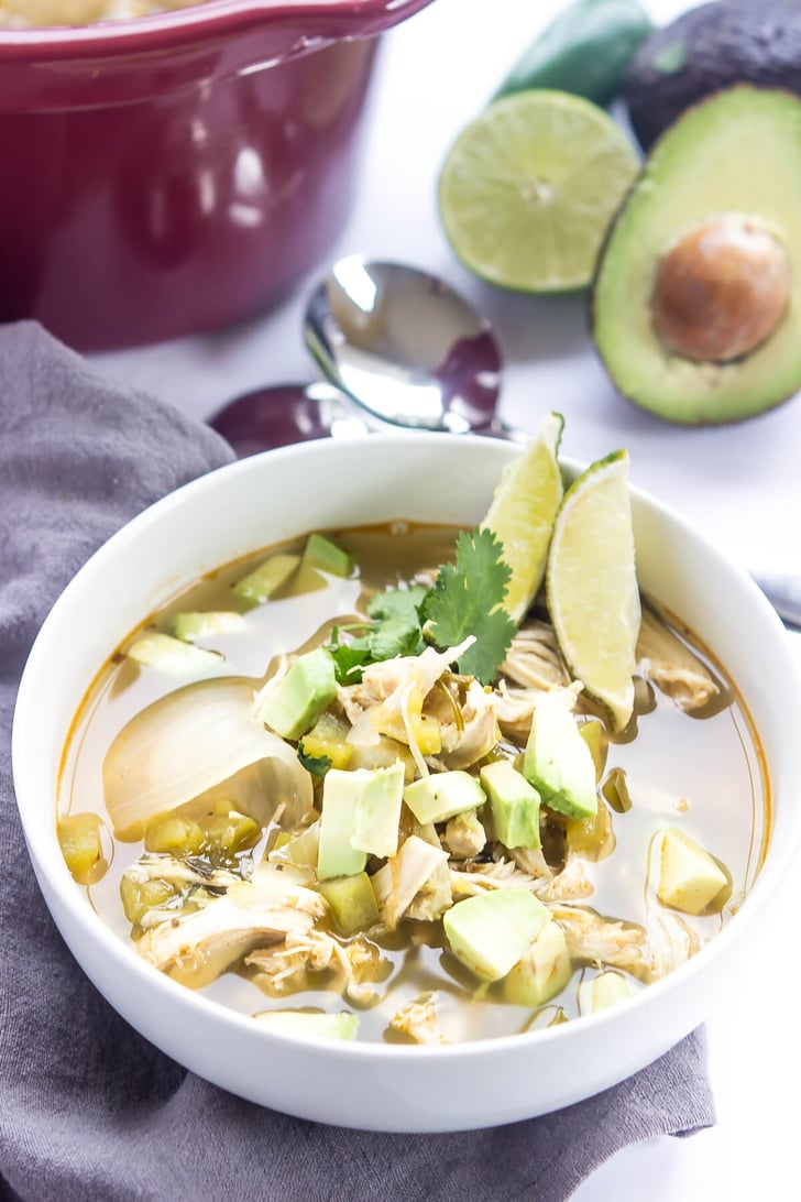 Slow-Cooker Green Chile Chicken Soup | Latin Chicken Recipes | POPSUGAR ...
