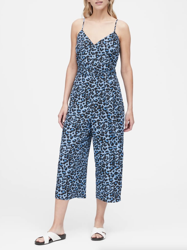 Leopard Wide Leg Cropped Jumpsuit | One-Step Outfits Summer 2019 ...