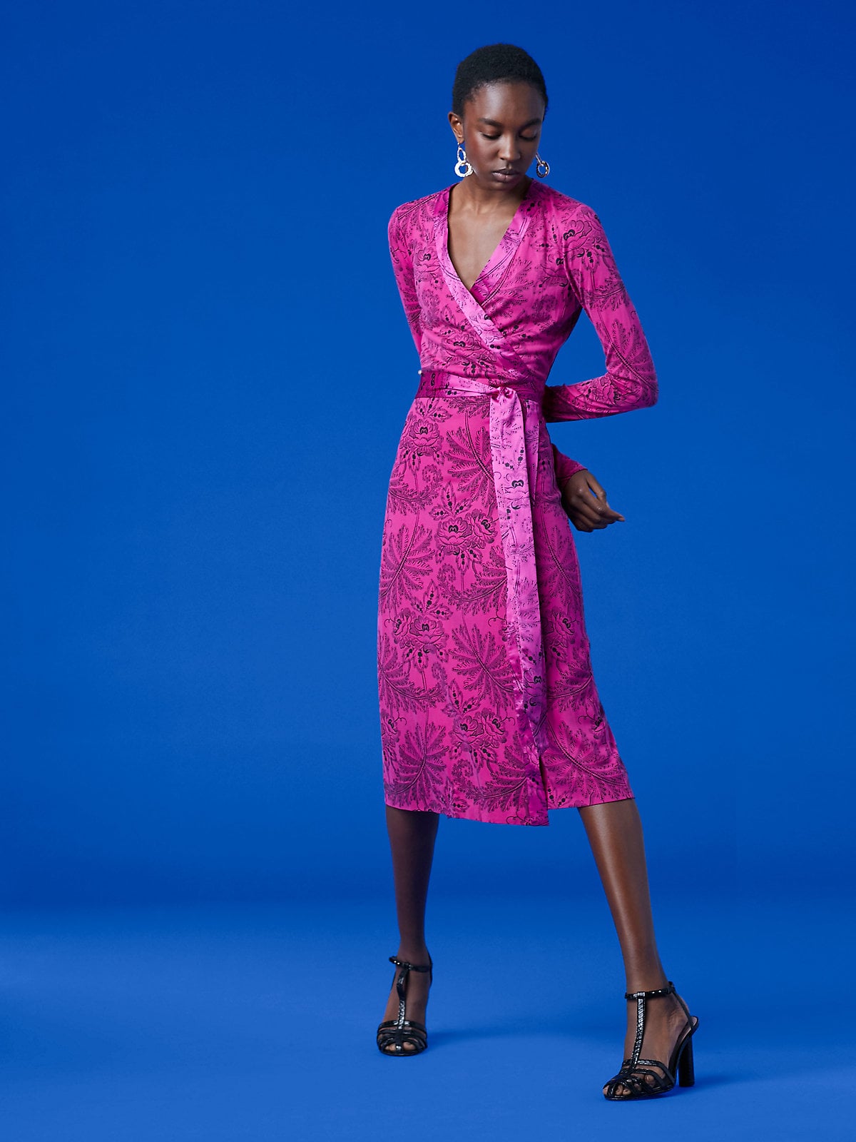 Diane von Furstenberg Cybil Silk Jersey Banded Wrap Dress | 15 Insanely  Flattering Wrap Dresses Every Woman Should Try in 2018 | POPSUGAR Fashion  Photo 14