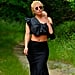 Lady Gaga Wearing Heels on a Hike