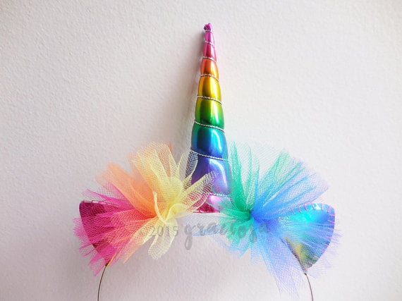 Rainbow Unicorn Headband