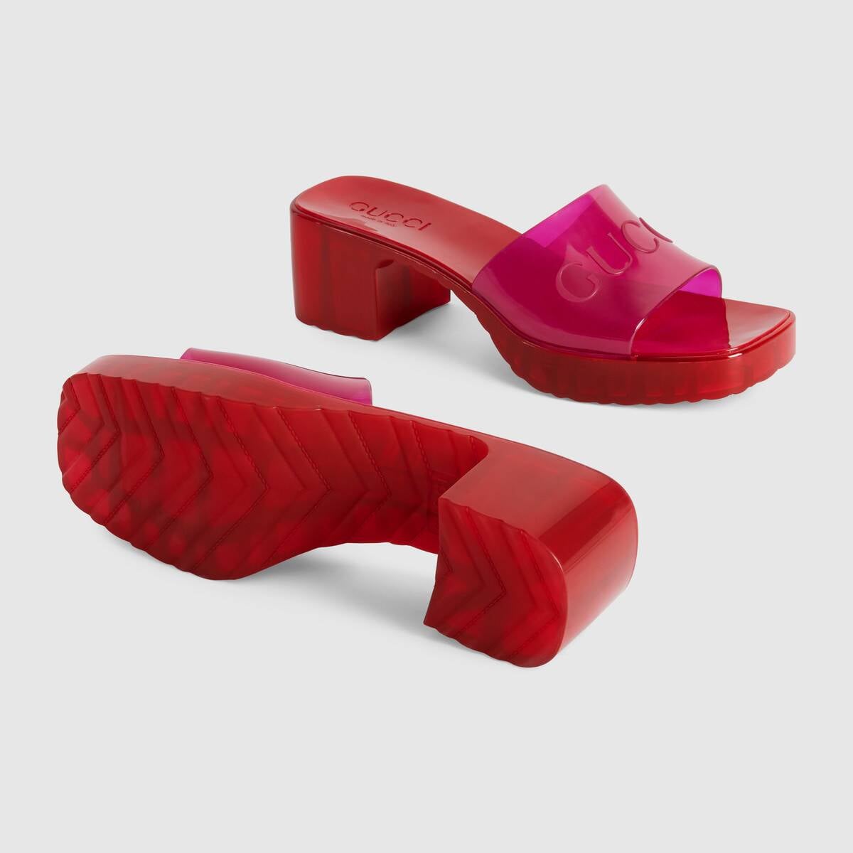 Women's slide sandal deals with gucci logo
