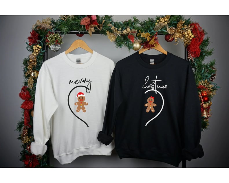 Gingerbread Christmas Couples Sweatshirts