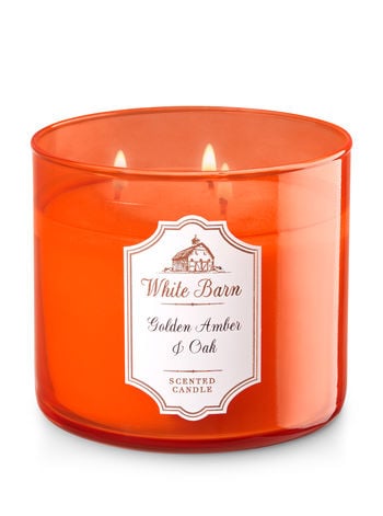 Golden Amber & Oak Candle ($25)