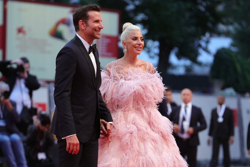 Lady Gaga Pink Valentino Dress at Venice Film Festival