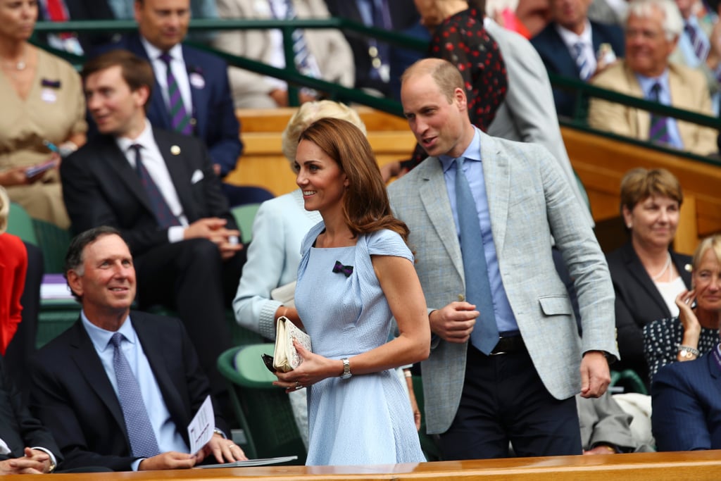 Kate Middleton Blue Dress at Wimbledon 2019