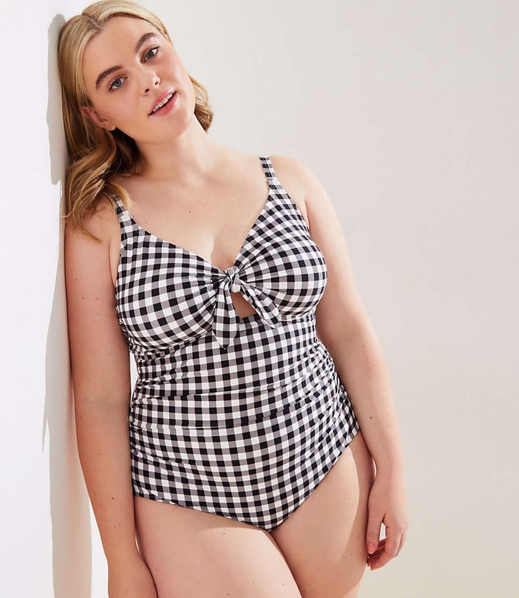 Loft Beach Gingham Keyhole One Piece Swimsuit | Best ...