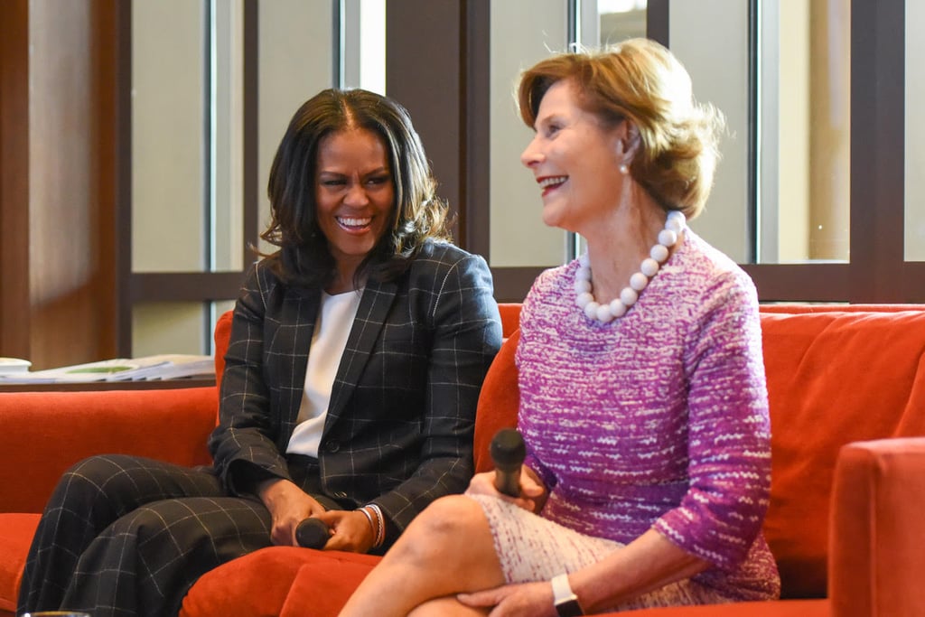 Michelle Obama S Plaid Suit Popsugar Fashion
