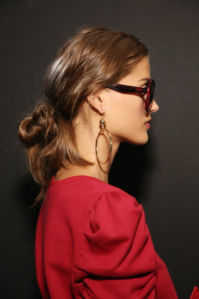 Loopy, Messy Hairstyles: Rebecca Minkoff Spring 2020