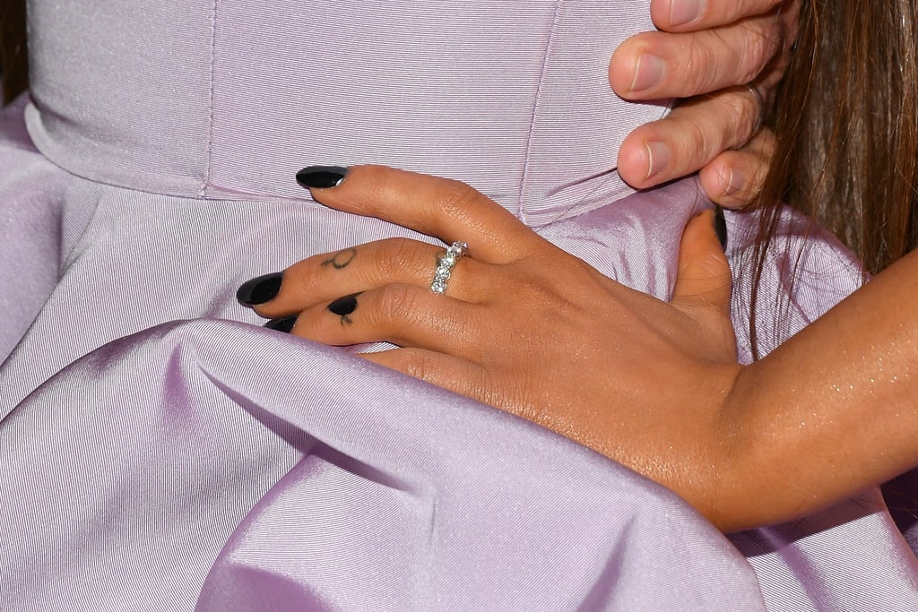 Ariana Grande's Black-Heart Finger Tattoo