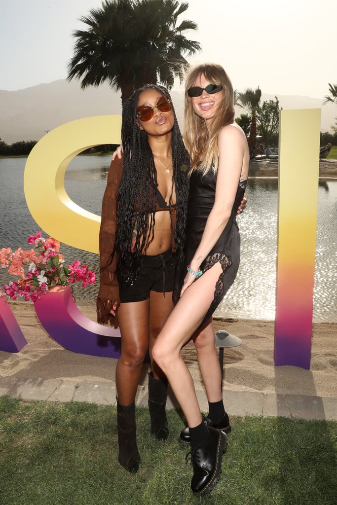 Keke Palmer and Behati Prinsloo at The Zoe Report's ZOEasis at Coachella 2023
