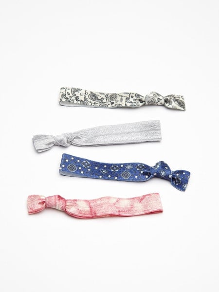 Free People Elastic Printed Hair Ties