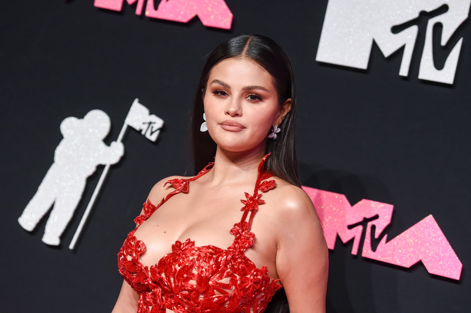 Selena Gomez's Red Dress at the 2023 MTV VMAs POPSUGAR Fashion