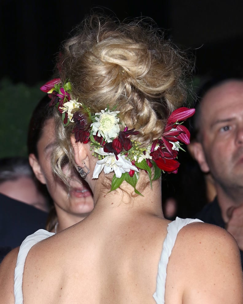 Jennifer Lawrence Wears Flowers in Her Hair