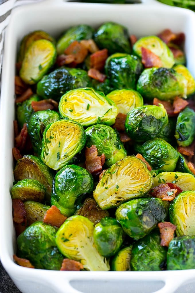 Bacon Roasted Brussels Sprouts