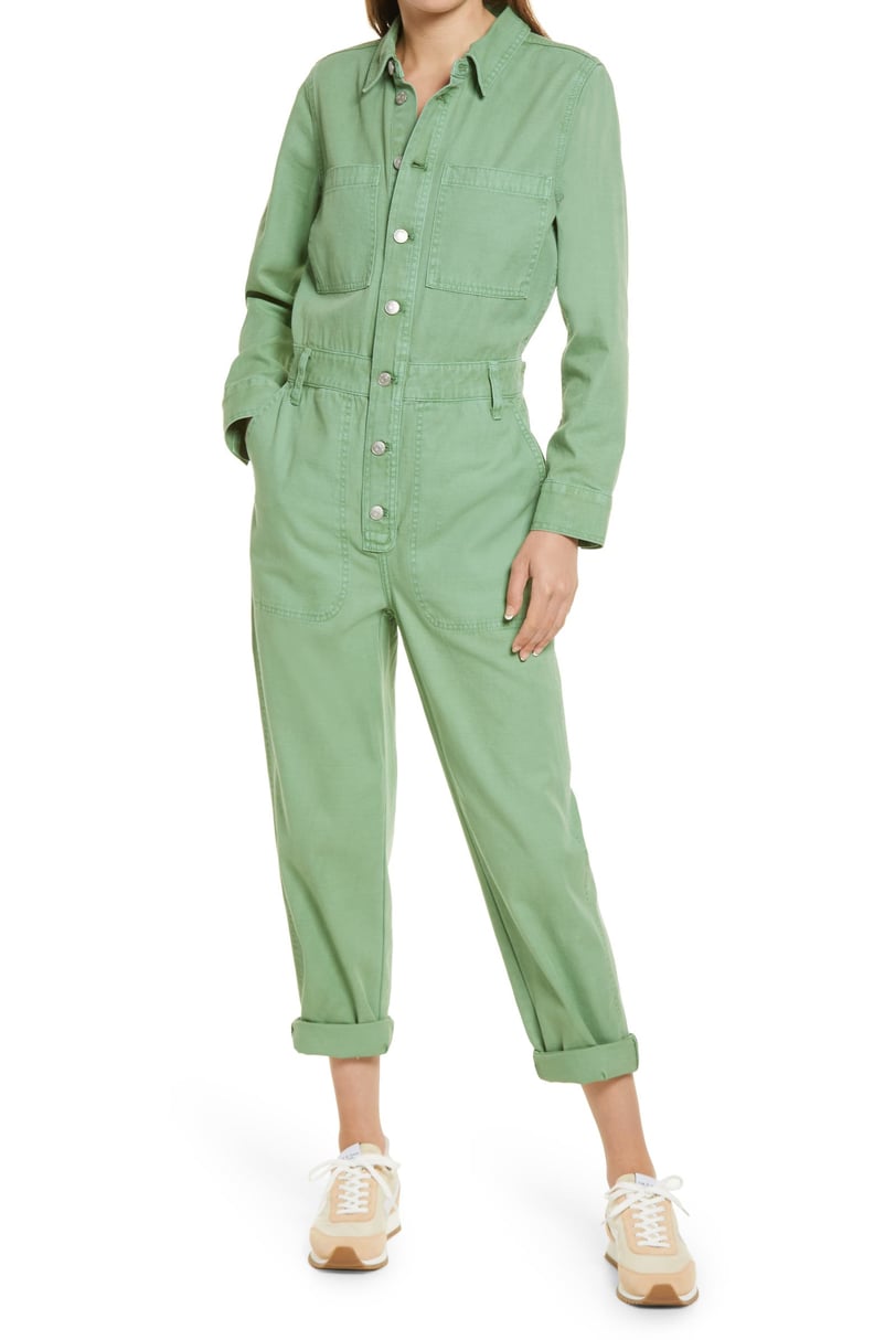 Madewell Garment Dyed Relaxed Coverall Jumpsuit