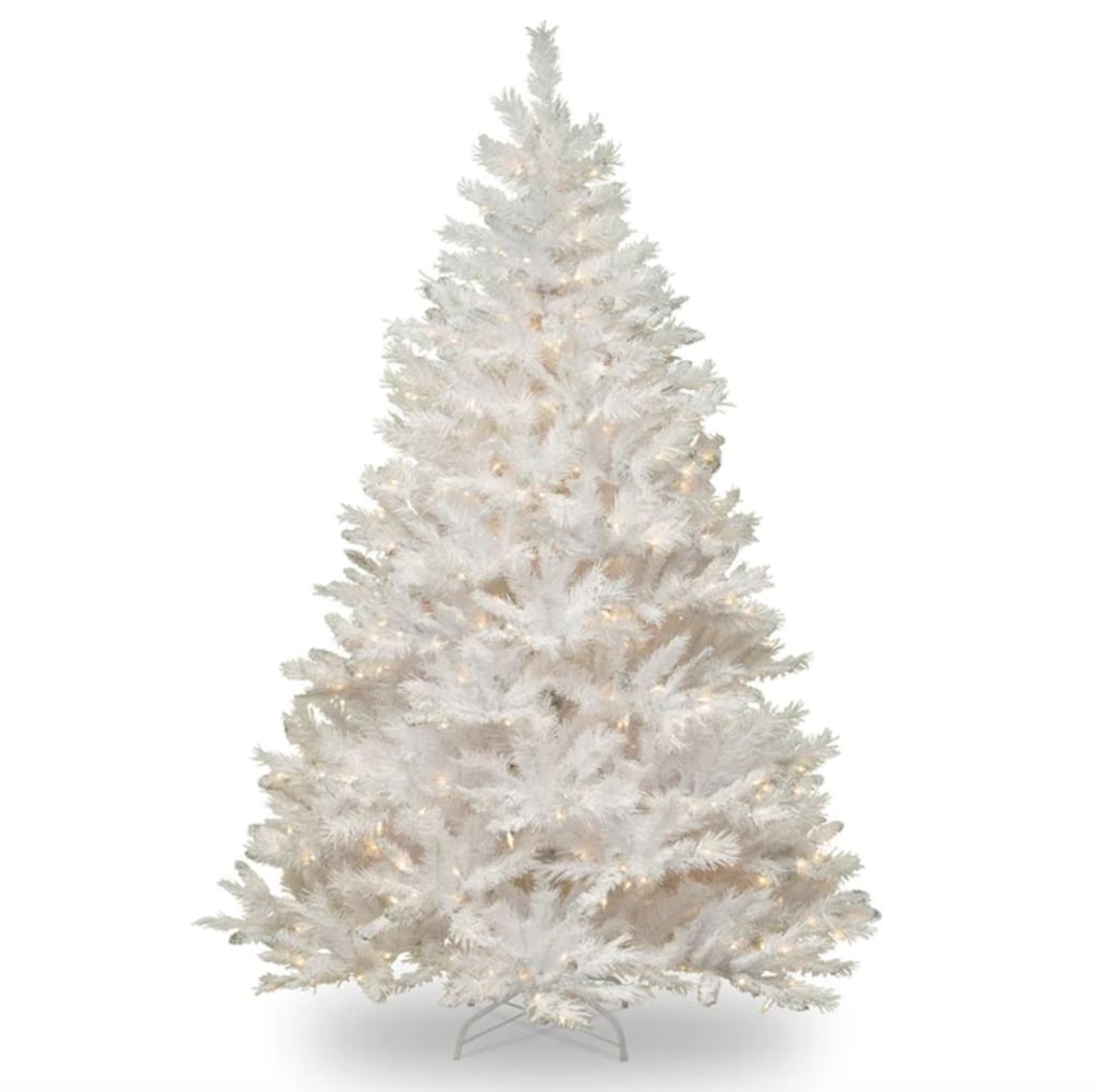 A Minimal Tree: National Tree Company Pre-Lit White Artificial Christmas Tree