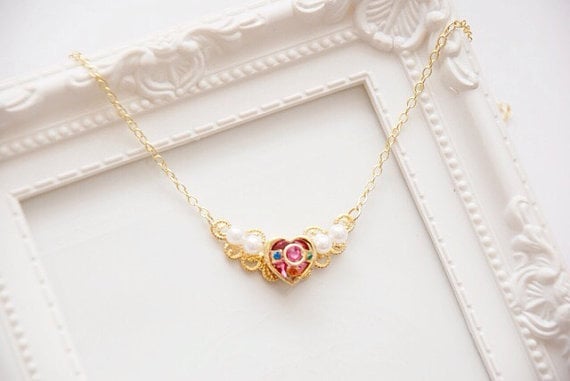Sailor Moon Necklace - Love Heart
