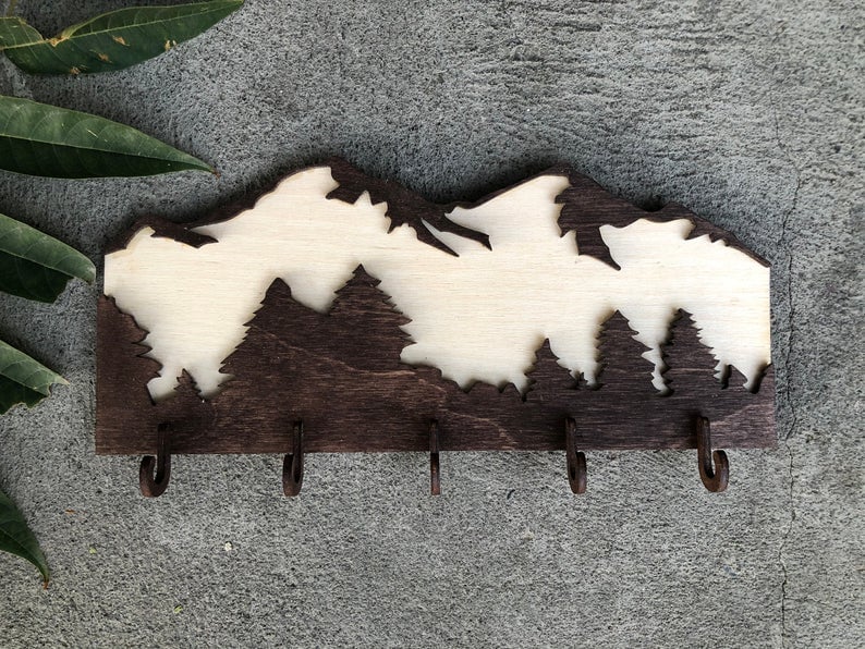 Mountain Wall Key Holder