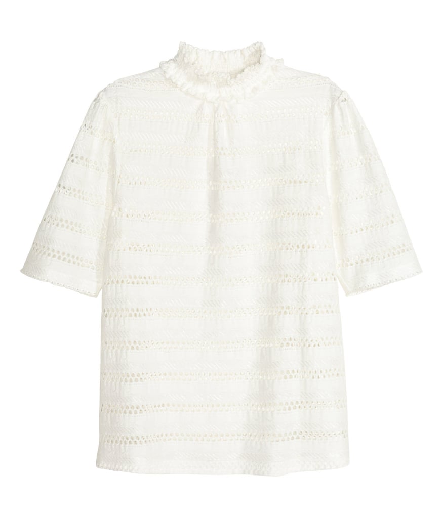 H&M Lace Jersey Top ($25)