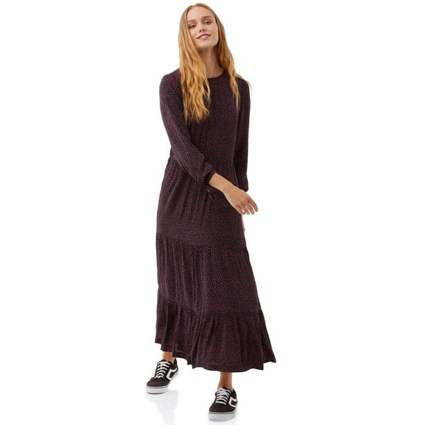 Free Assembly Women's Tiered Maxi Dress