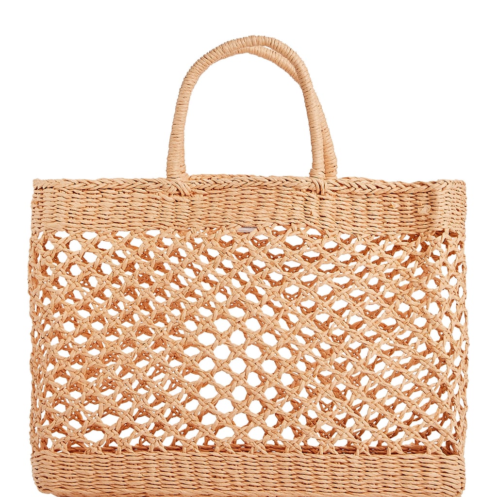BTB Sunday Morning Woven Raffia Tote Bag