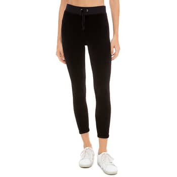 Juicy Couture Black Label Stretch Velour Rodeo Drive Leggings Size