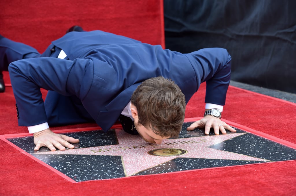 Michael Bublé at Hollywood Walk of Fame Ceremony 2018