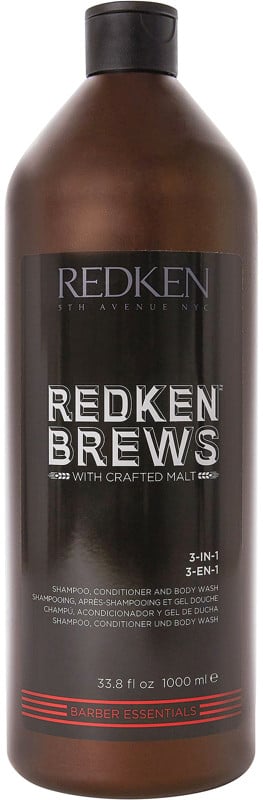 Redken Brews 3-in-1 Shampoo, Conditioner and Body Wash