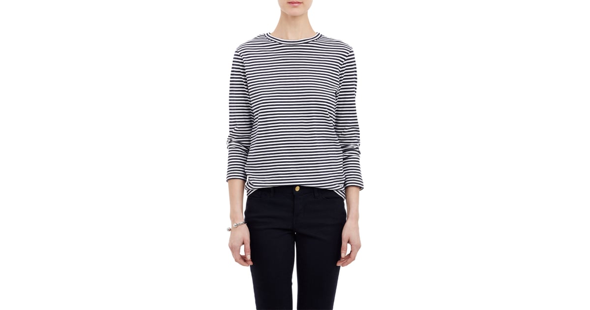 Barneys New York Stripe Long-Sleeve T-Shirt ($145) | Best Striped ...