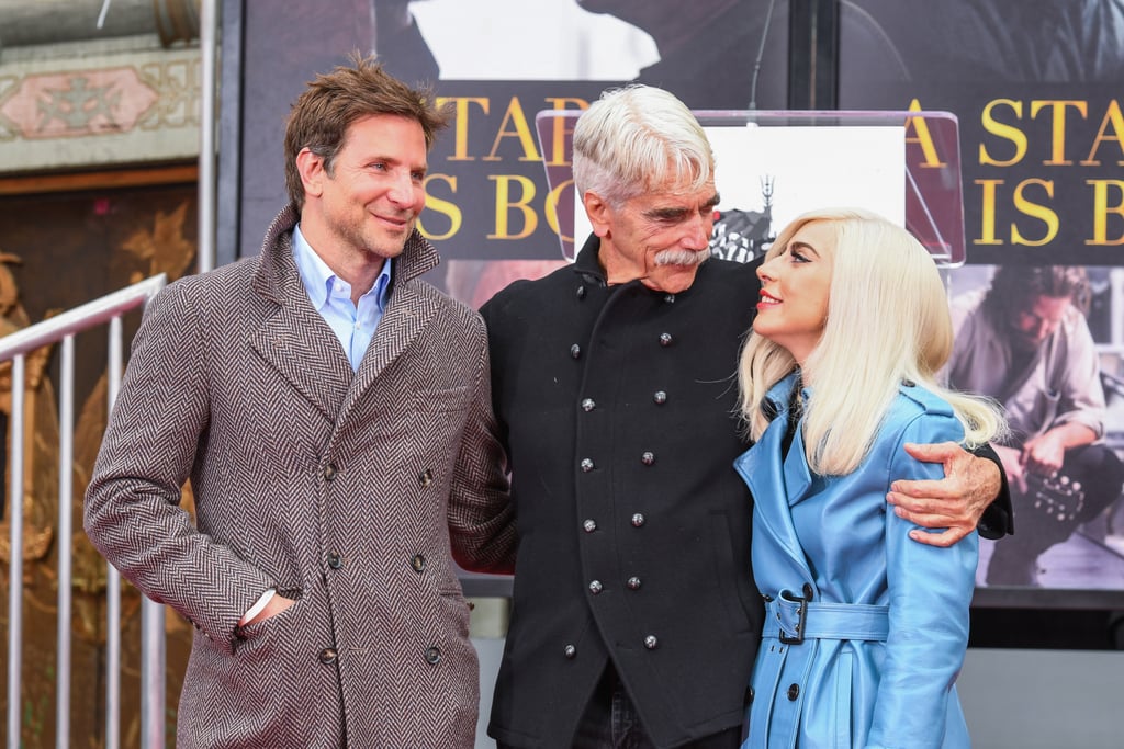 Lady Gaga Bradley Cooper at Sam Elliott's Handprint Ceremony