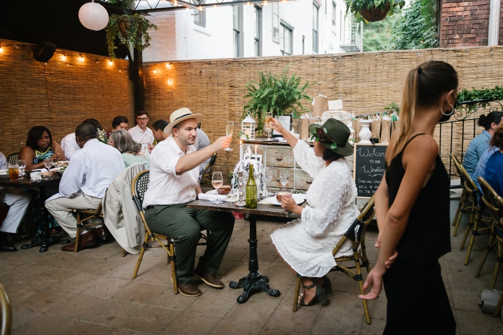 Stylish DIY Outdoor Restaurant Microwedding