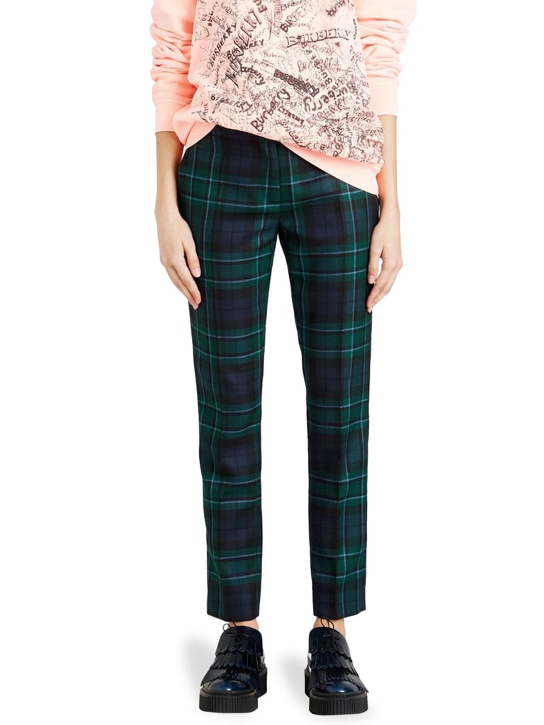 Burberry Plaid Trousers