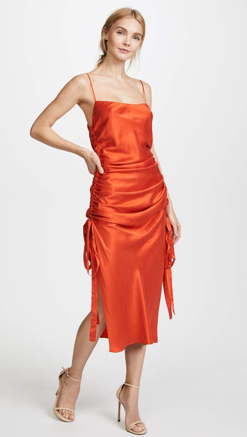 Zimmermann Ruche Slip Dress Sienna Miller Looked Like an Actual
