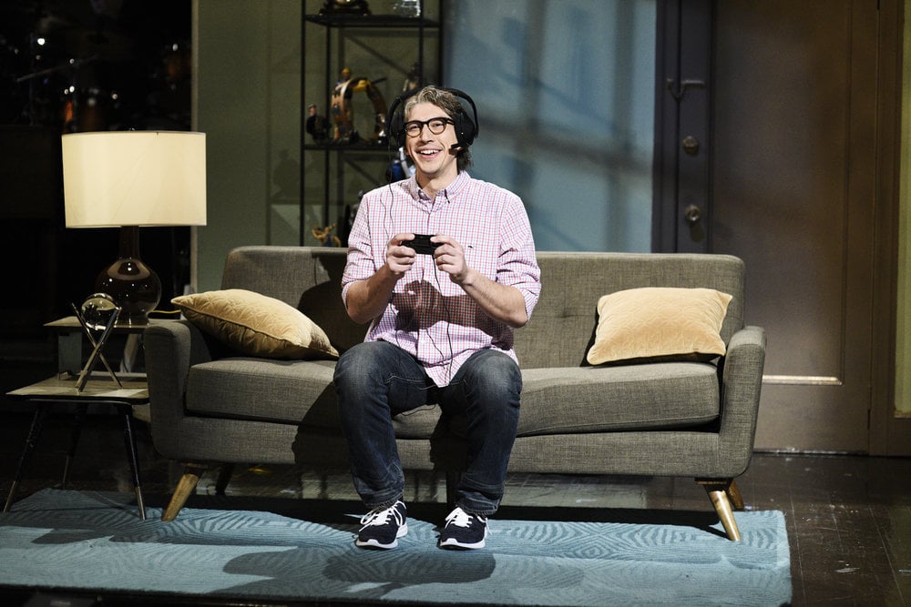 Adam Driver Snl Skit Fortnite Adam Driver Fortnite Sketch Saturday Night Live 2018 Popsugar Family