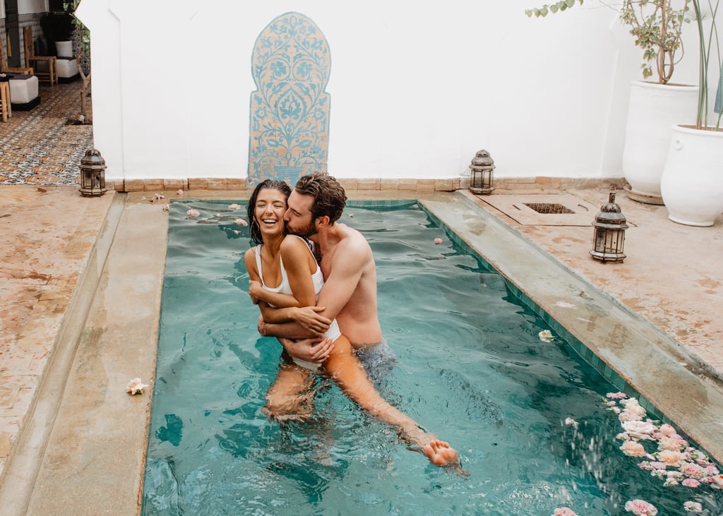 Sexy Moroccan Pool Couples Photo Shoot